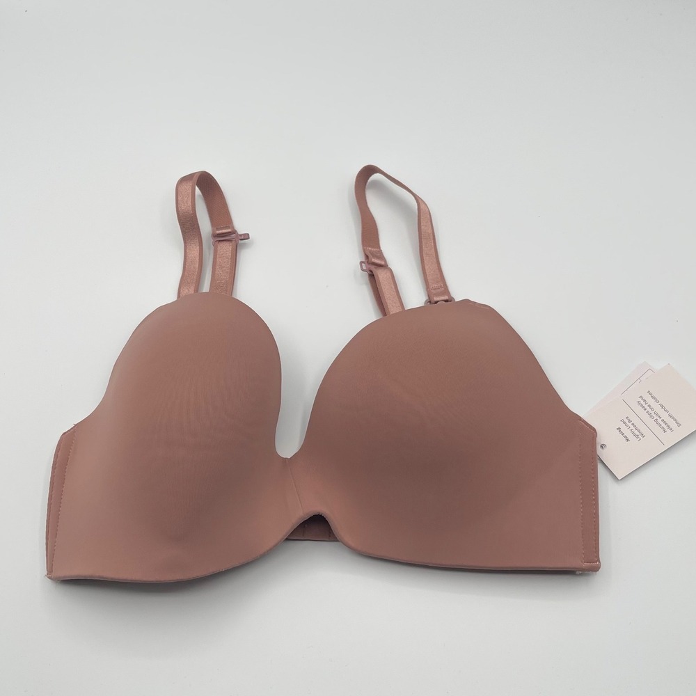 Auden Nursing Bra Lightly Lined Wirefree Mauve Pink 32D NWT